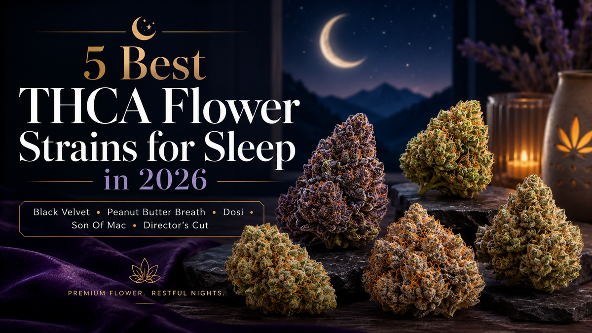 5 Best THCA Flower Strains for Sleep in 2026