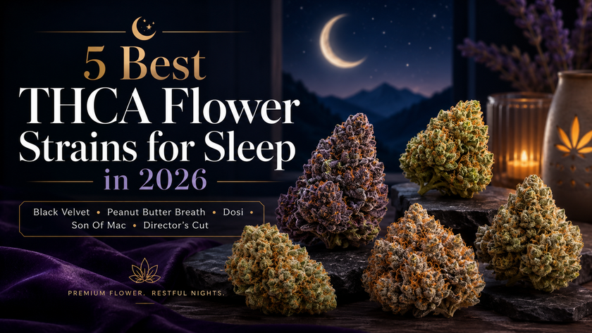 5 Best THCA Flower Strains for Sleep in 2026