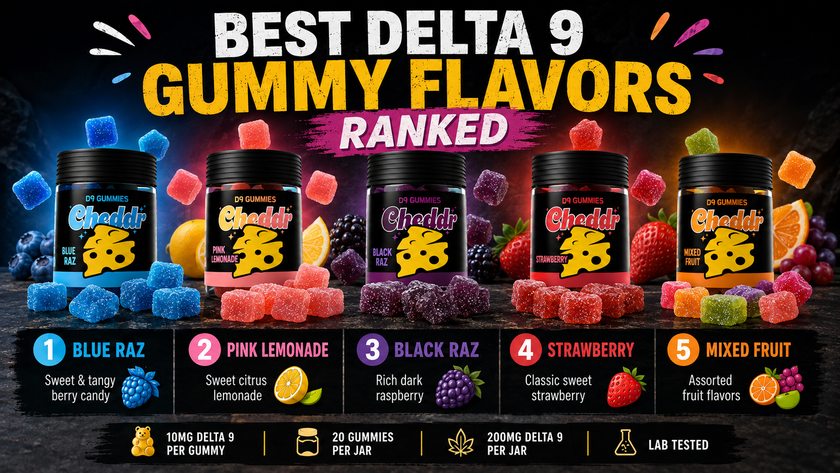 Best Delta 9 Gummy Flavors Ranked: 5 Flavors Compared