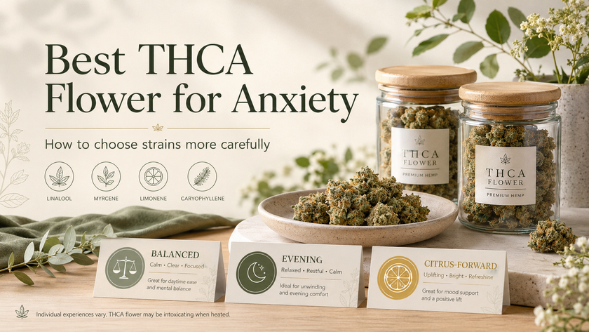 Best THCA Flower for Anxiety: Strains & Buying Guide [July 2026]