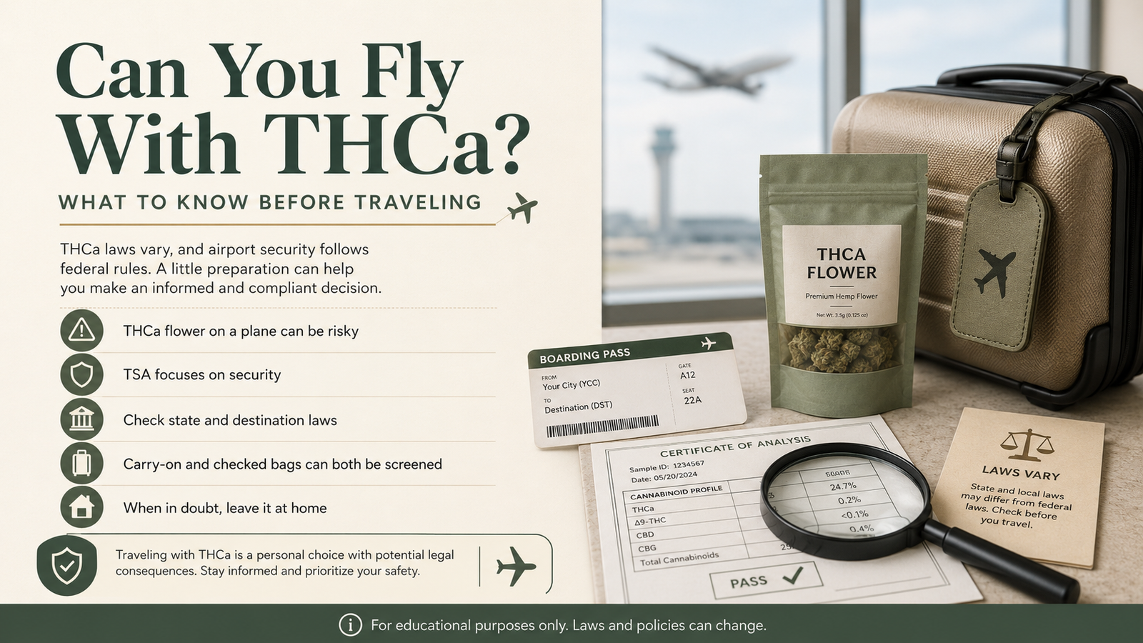 Can You Fly with THCa?
