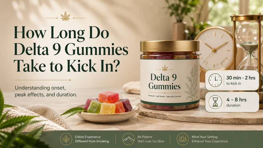 How Long Do Delta 9 Gummies Take to Kick In?