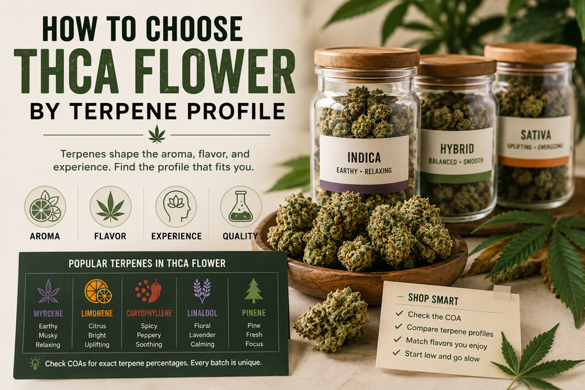 How to Choose THCa Flower by Terpene Profile: Effects and Strains