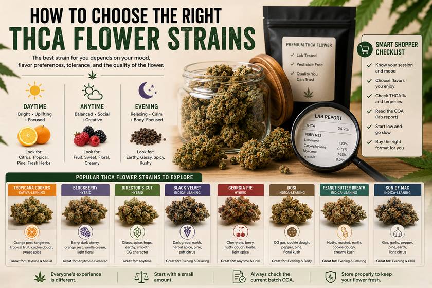 How to Choose the Right THCA Flower Strains