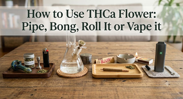 How to Use THCa Flower: Pipe, Bong, Roll It or Vape it