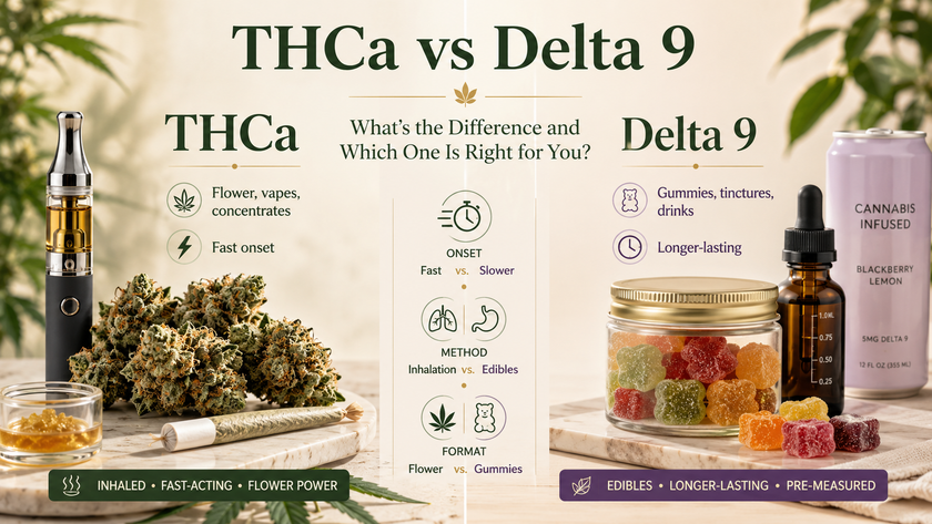 THCa vs Delta 9: What's the Difference and Which One Is Right for You?