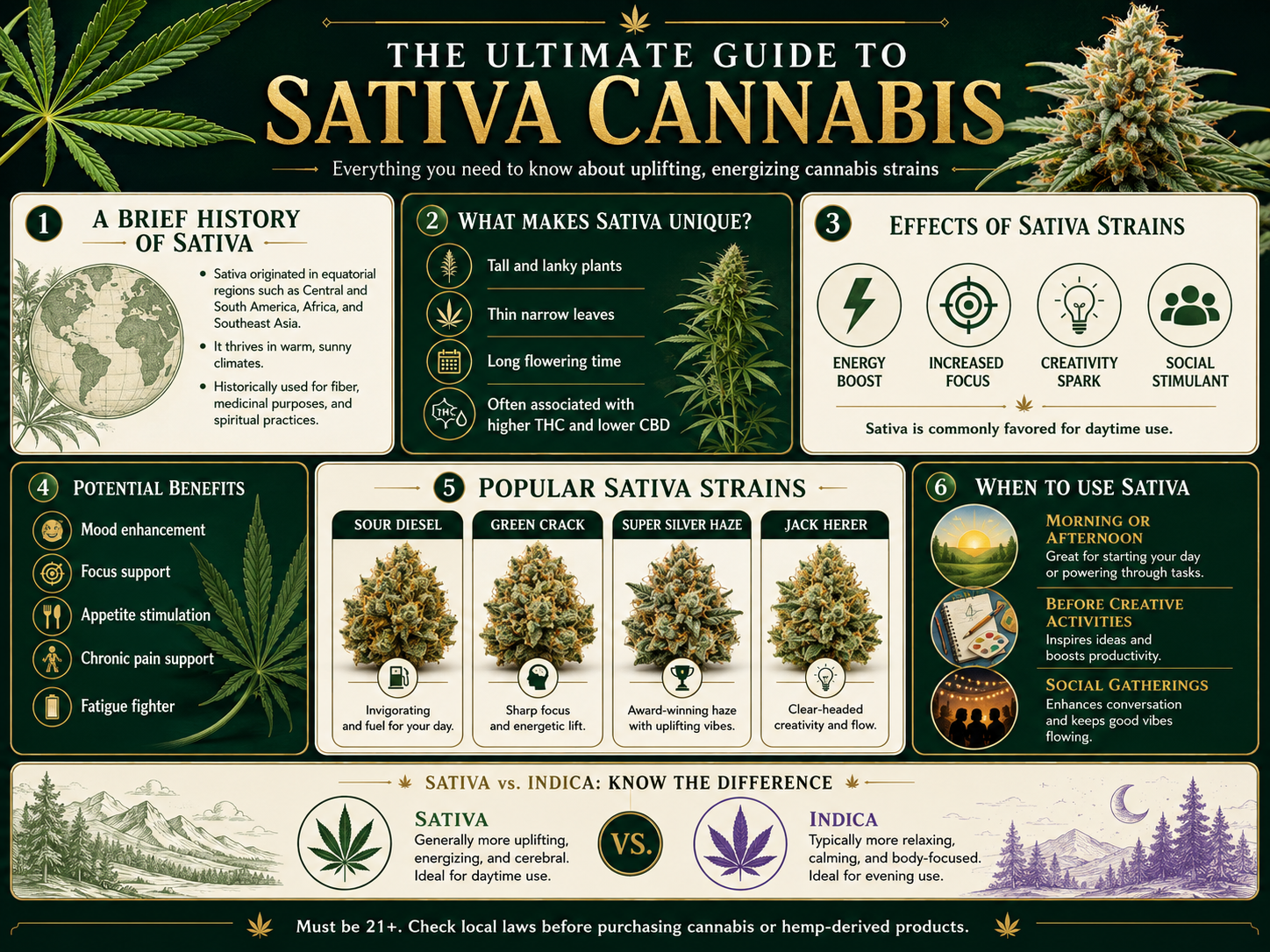 The Ultimate Guide to Sativa Cannabis: Everything You Need to Know
