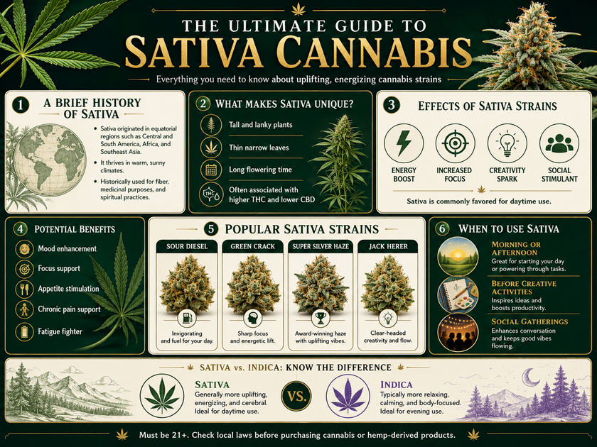The Ultimate Guide to Sativa Cannabis: Everything You Need to Know