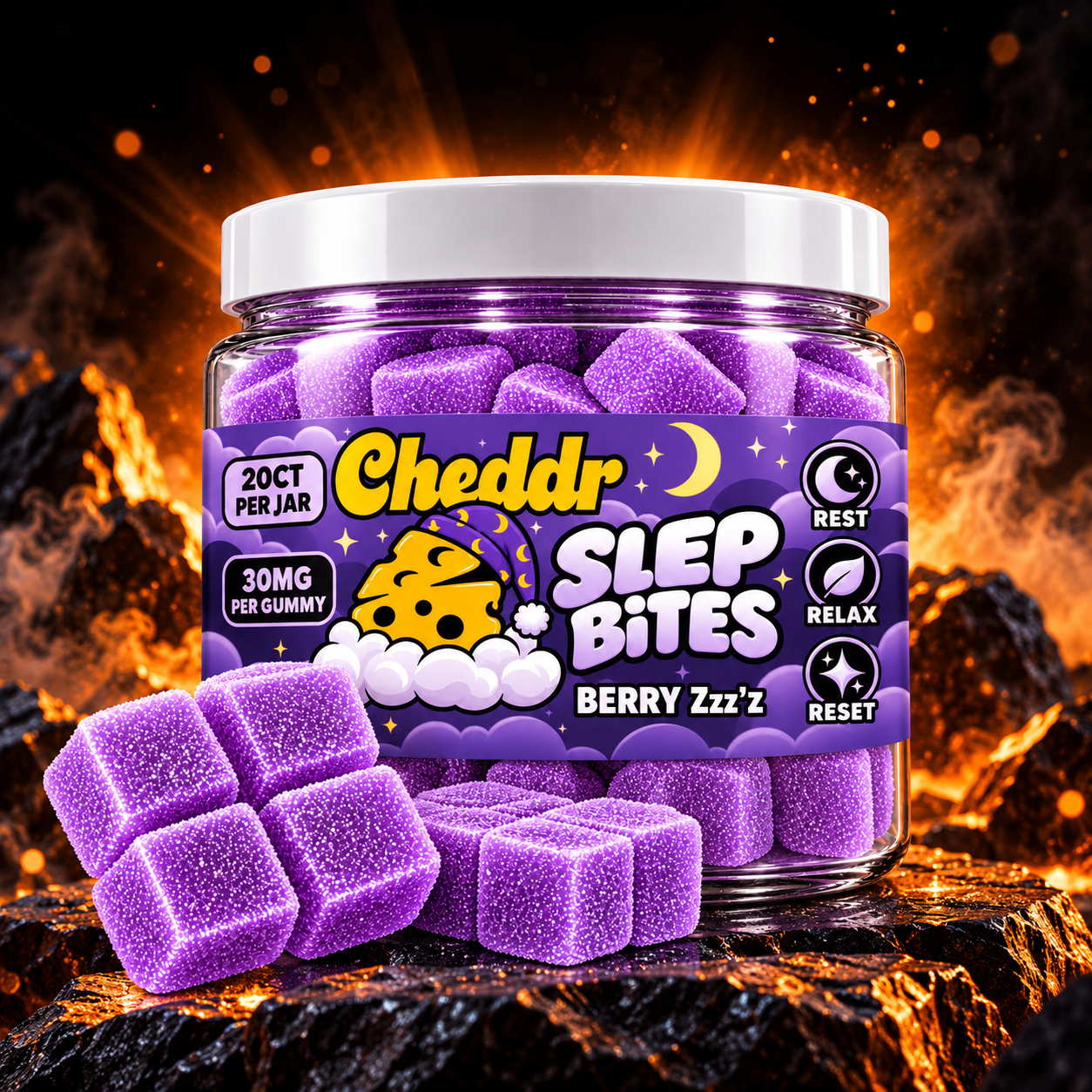 Cheddr Sleep Bites – Berry ZZZ'z