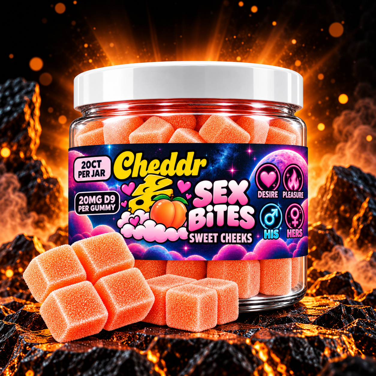 Cheddr Sex Bites – Sweet Cheeks