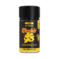 Cheddr 7ct Dog Walkers UK Cheese Indica THCa Pre-Rolls