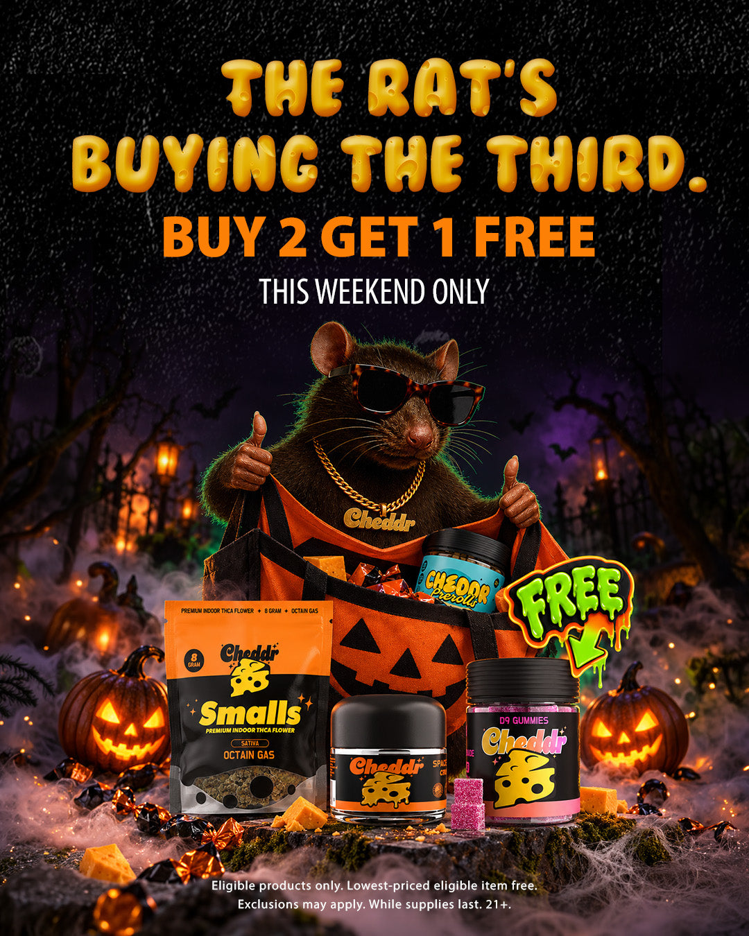 Buy 2 Get 1 Free Weekend